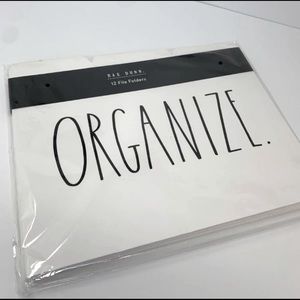 Rae Dunn ORGANIZE File Folders